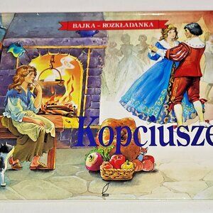 Kopciuszek Cinderella Pop-Up Book Polish language -Excellent Cond 1996 / 1999